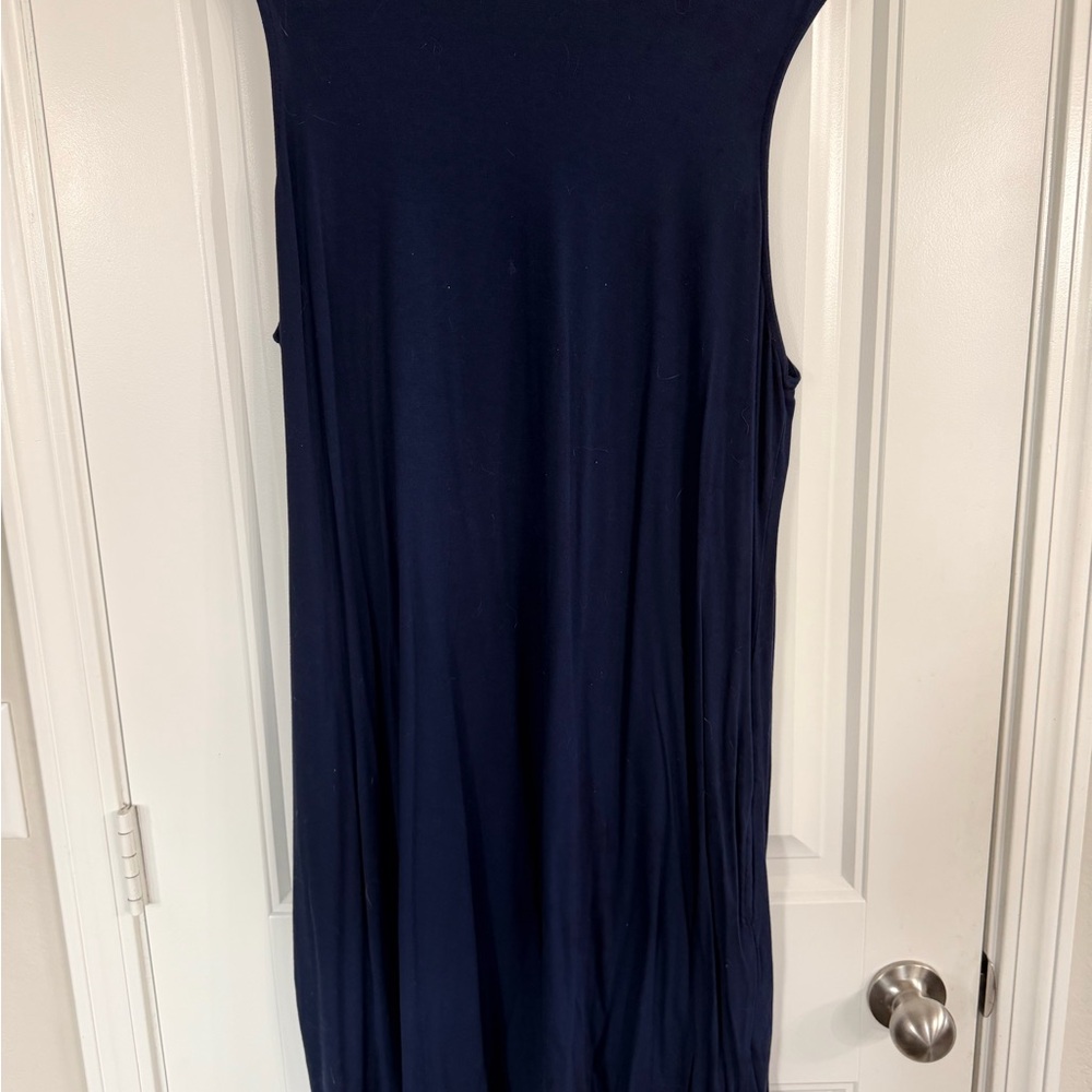 Time and Tru Navy Blue Top